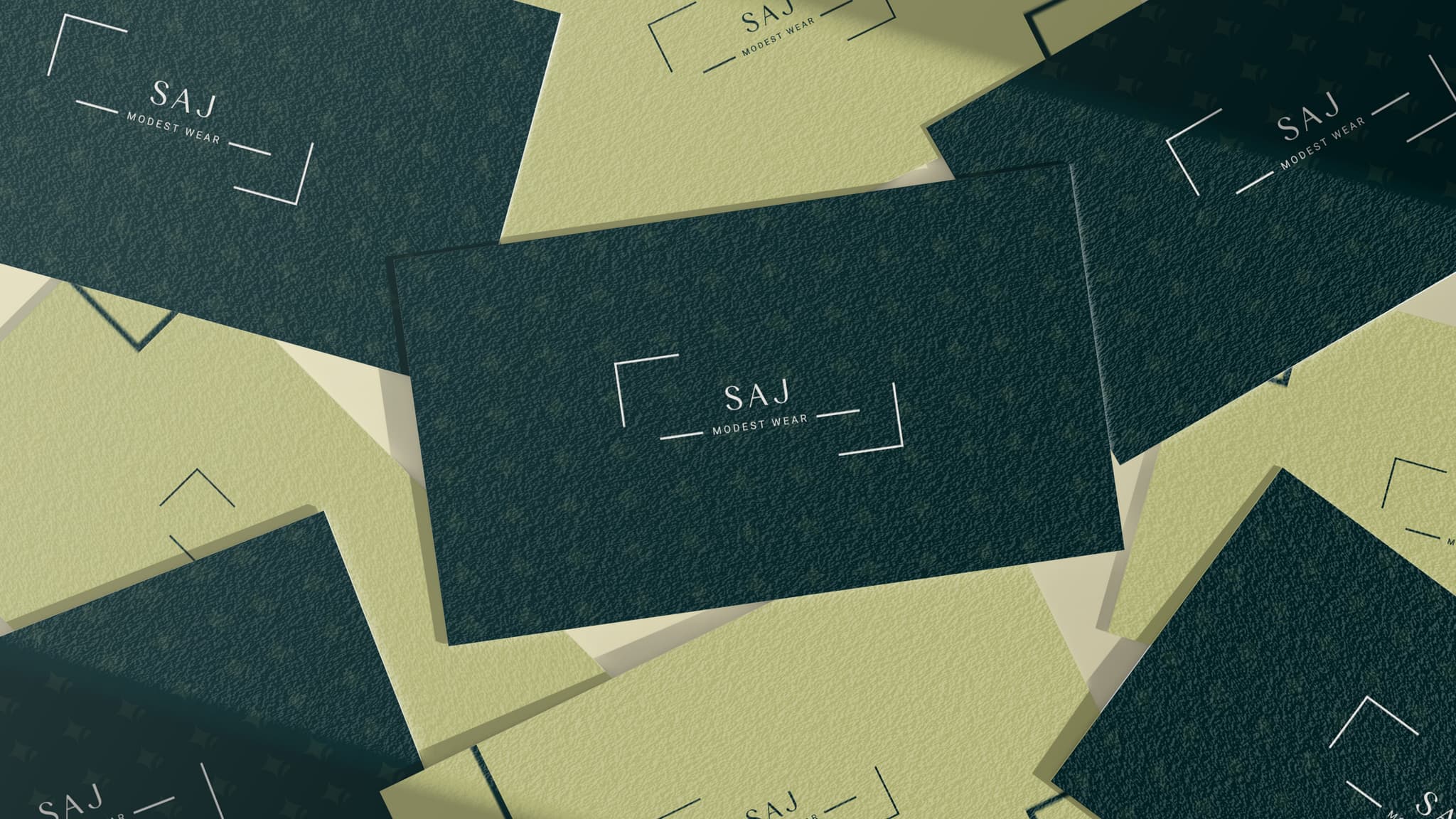 Saj Modest Wear brand identity 1