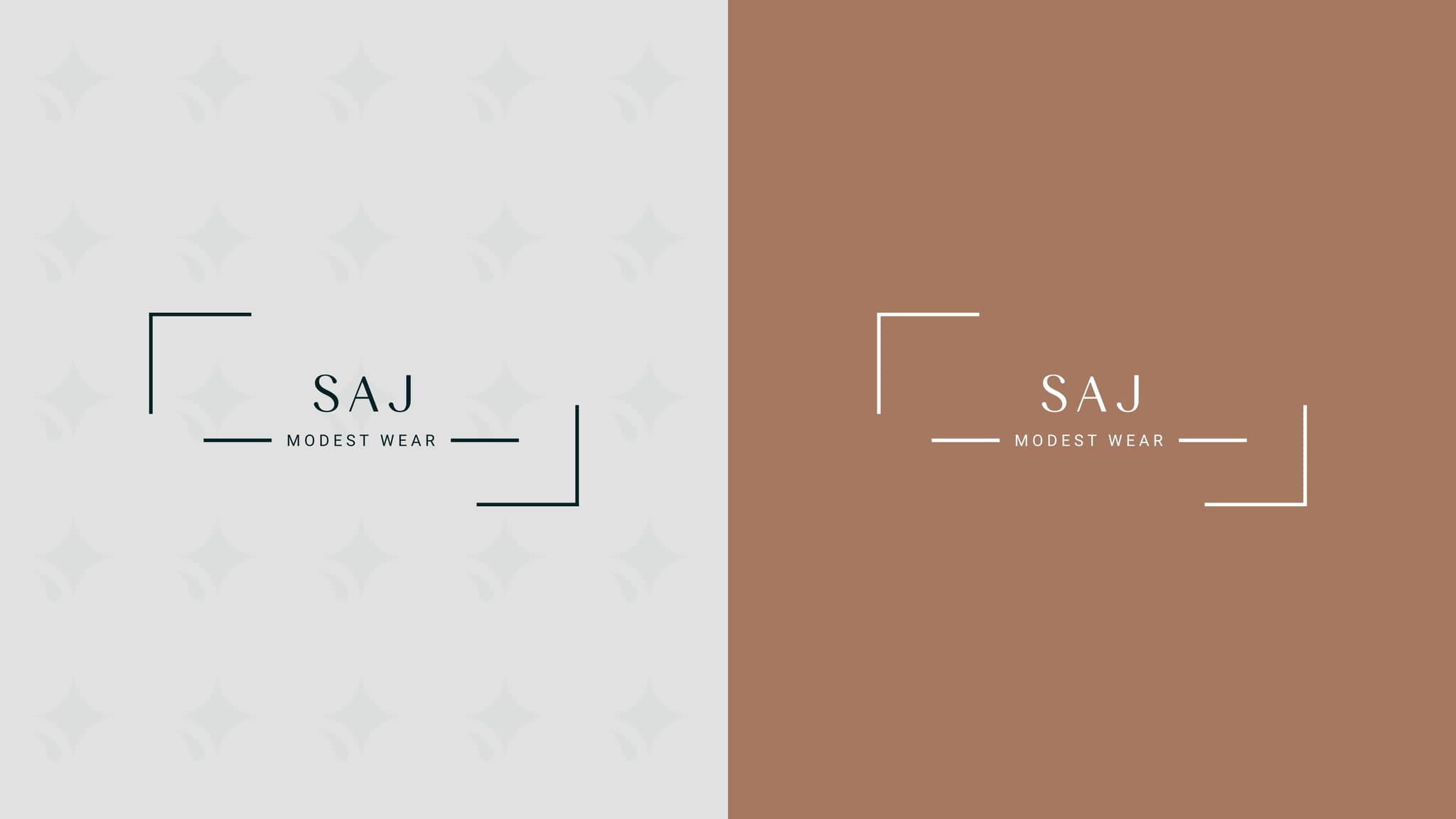 Saj Modest Wear brand identity 13