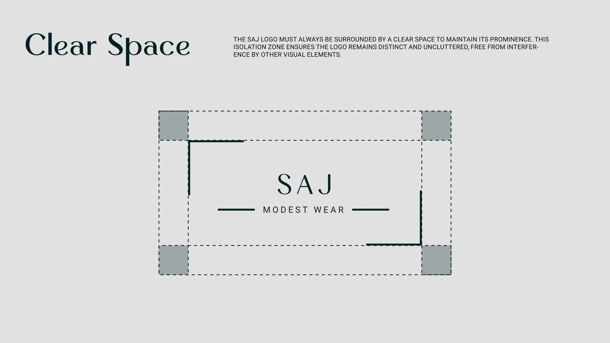 Saj Modest Wear brand identity 14