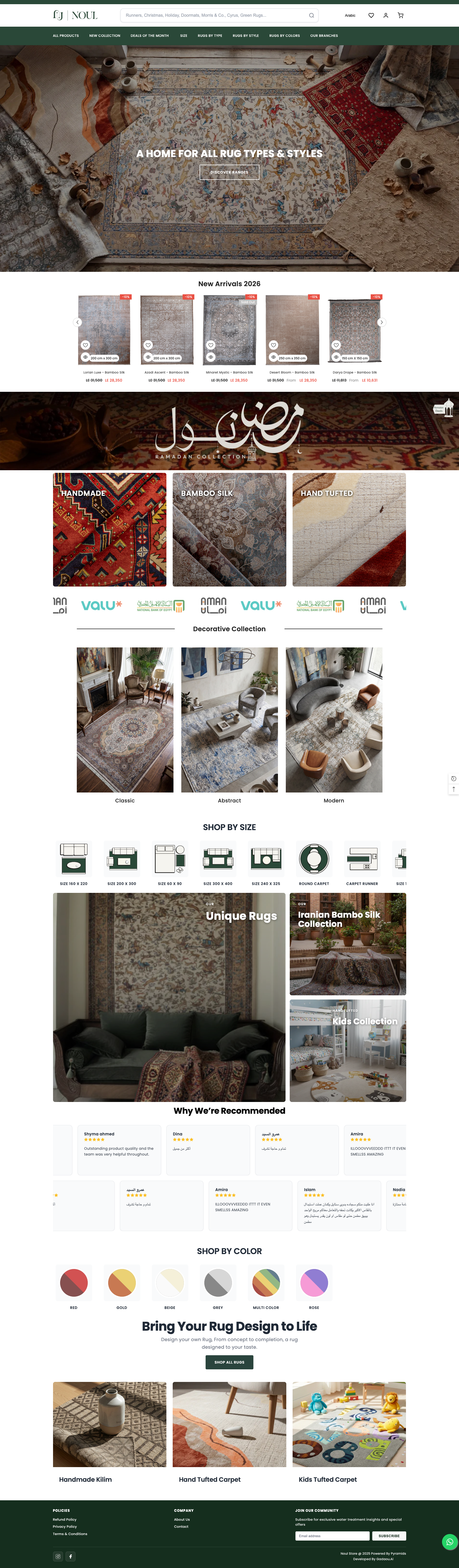 Noul Store – Live website
